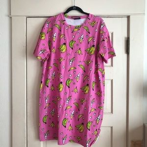Nooworks - Tee Dress in Bananas